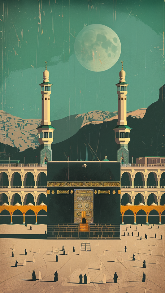 Retro Kaaba [11x17" Poster]