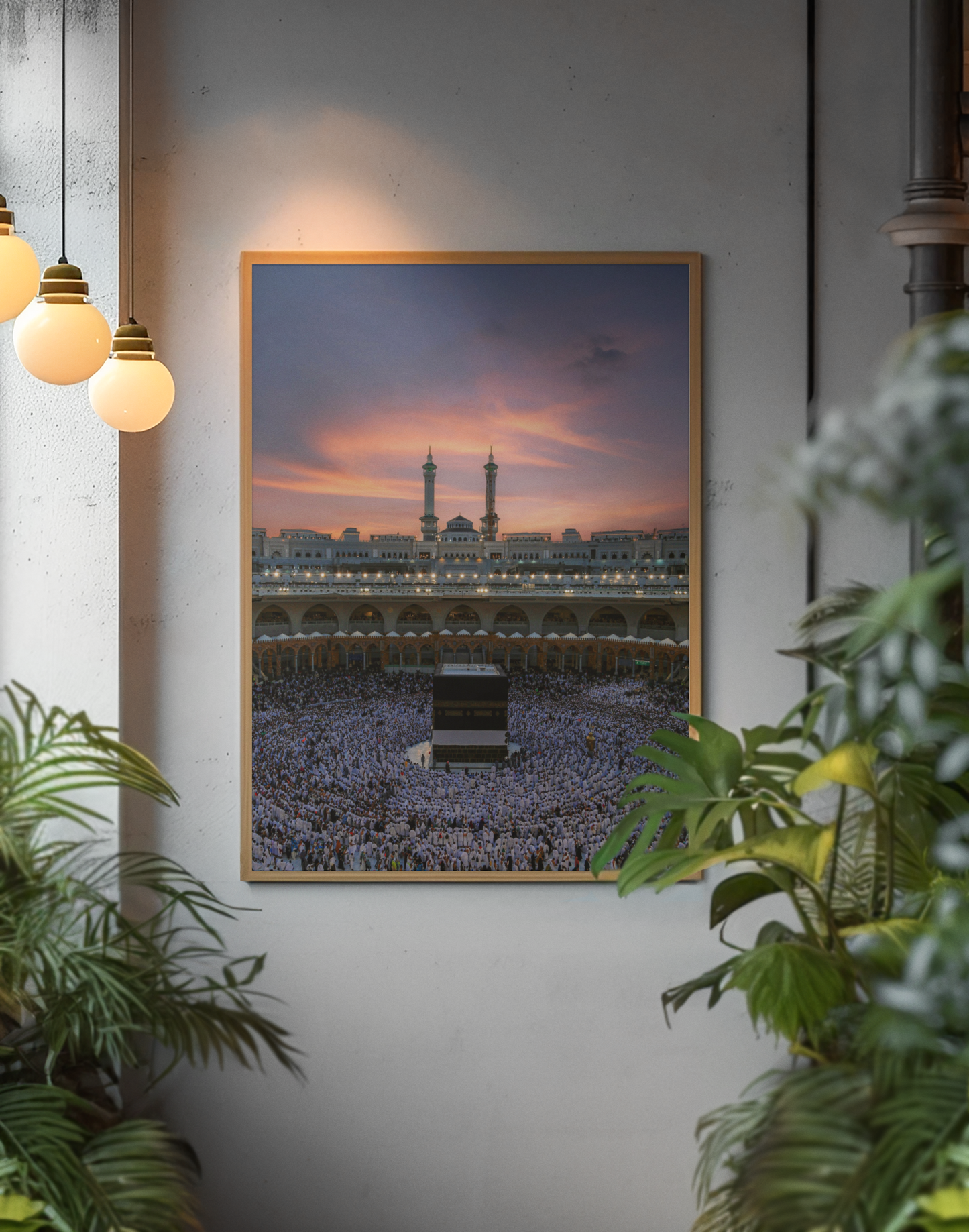 Masjid Al Haram Mecca Sunset [11x17” Poster]